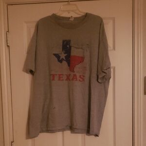 Hanes Gray Texas T-Shirt